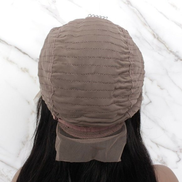 100% Human Hair Lace Front YAKI, Straight 24" inch - Picture 6 of 6